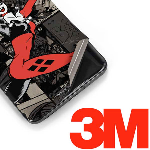 DC Comics Harley Quinn Vintage Action pose pattern OnePlus 7 Pro Skin