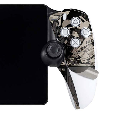 DC Comics Harley Quinn Vintage Action pose pattern PlayStation Portal Remote Player Skin