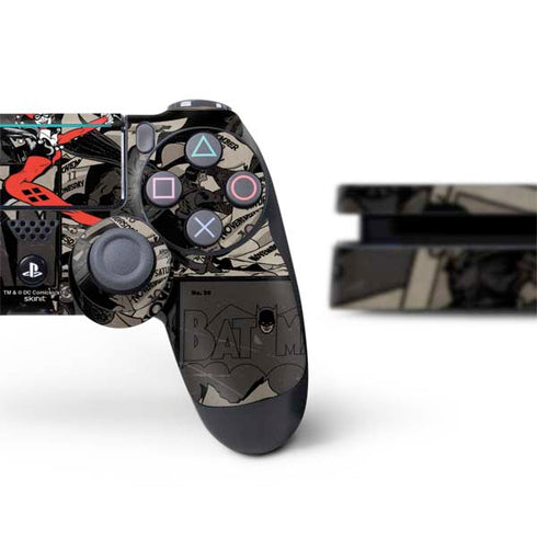 DC Comics Harley Quinn Vintage Action pose pattern PS4 Slim Bundle Skin