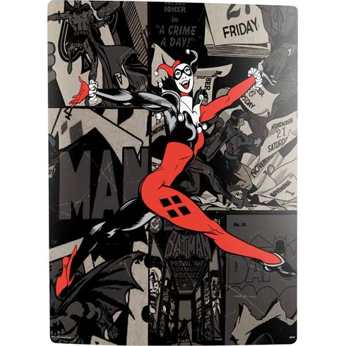 DC Comics Harley Quinn Vintage Action pose pattern PS5 Digital Edition Bundle Skin