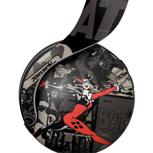 DC Comics Harley Quinn Vintage Action pose pattern PULSE 3D Wireless Headset for PS5 Skin