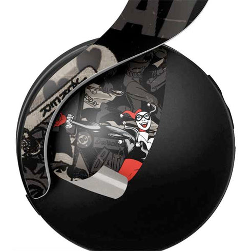 DC Comics Harley Quinn Vintage Action pose pattern PULSE 3D Wireless Headset for PS5 Skin
