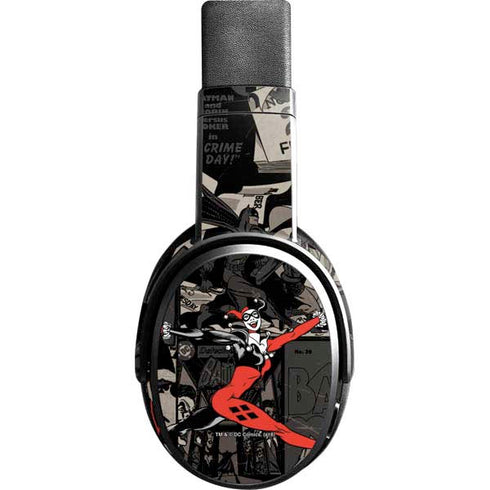 DC Comics Harley Quinn Vintage Action pose pattern Skullcandy Crusher Wireless Skin