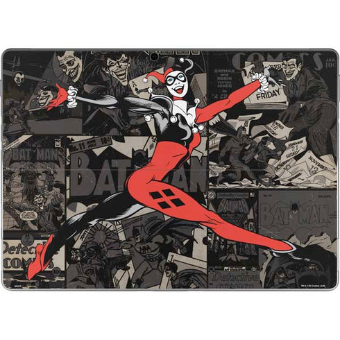 DC Comics Harley Quinn Vintage Action pose pattern Surface Pro 9 Skin