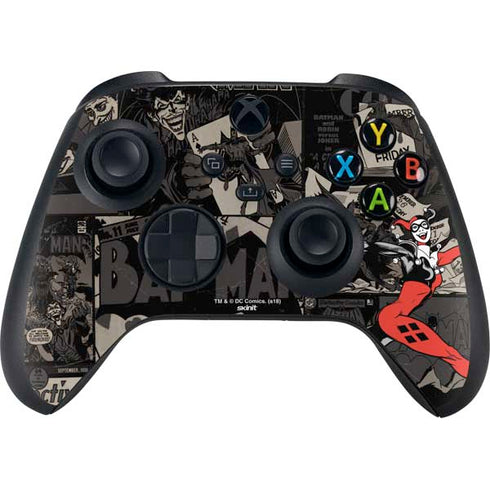 DC Comics Harley Quinn Vintage Action pose pattern Xbox Series X Bundle Skin