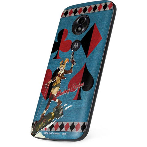 DC Comics Bombshells Harley Quinn Moto E5 Play Skin