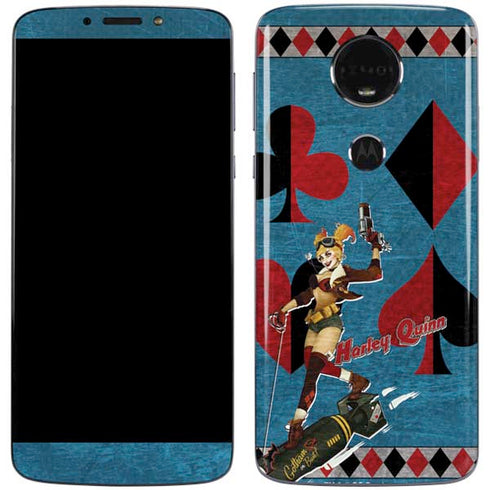 DC Comics Bombshells Harley Quinn Moto E5 Plus Skin