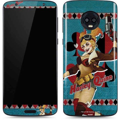DC Comics Bombshells Harley Quinn Moto G6 Skin