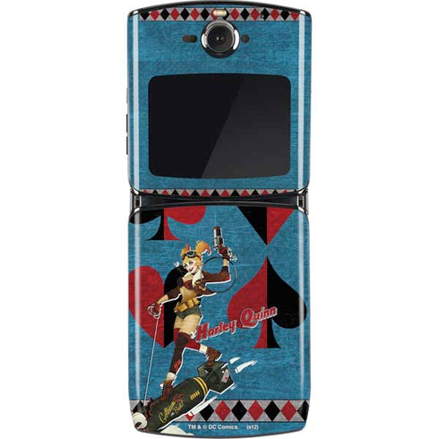 DC Comics Bombshells Harley Quinn Motorola RAZR Skin