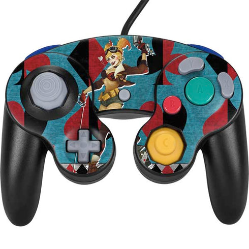 DC Comics Bombshells Harley Quinn Nintendo GameCube Controller Skin