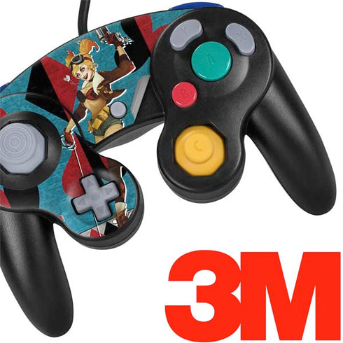 DC Comics Bombshells Harley Quinn Nintendo GameCube Controller Skin