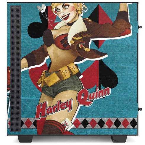 DC Comics Bombshells Harley Quinn NZXT H510 Compact ATX Mid-Tower Case Skin
