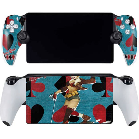 DC Comics Bombshells Harley Quinn PlayStation Portal Remote Player Skin