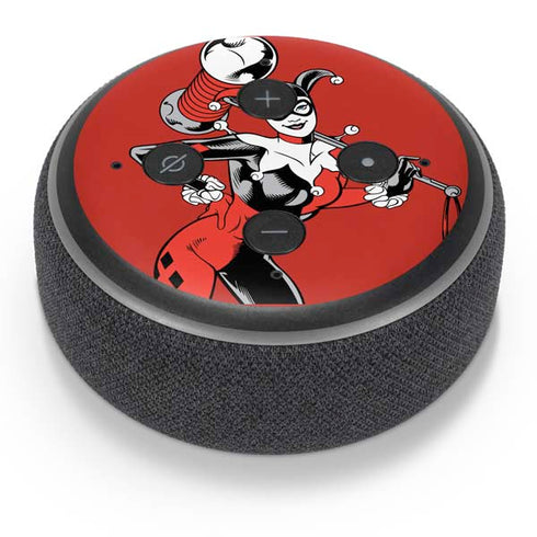 DC Comics Harley Quinn Classic Art Pose Amazon Echo Dot Skin