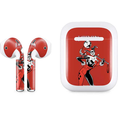 DC Comics Harley Quinn Classic Art Pose Apple AirPods Skin