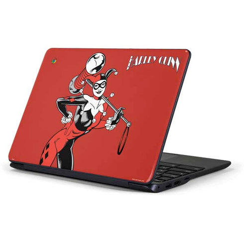 DC Comics Harley Quinn Classic Art Pose Samsung Chromebook Skin