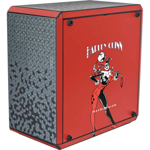 DC Comics Harley Quinn Classic Art Pose Cooler Master MasterBox Q300L Mini Tower Skin