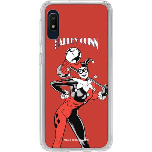 DC Comics Harley Quinn Classic Art Pose Galaxy A10e Clear Case