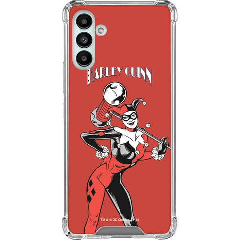 DC Comics Harley Quinn Classic Art Pose Galaxy A13 5G Clear Case