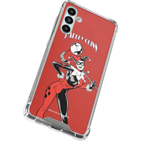 DC Comics Harley Quinn Classic Art Pose Galaxy A13 5G Clear Case