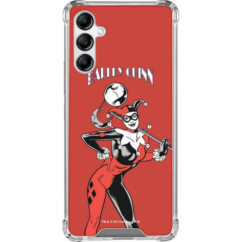 DC Comics Harley Quinn Classic Art Pose Galaxy A14 5G Clear Case
