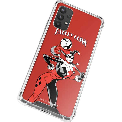 DC Comics Harley Quinn Classic Art Pose Galaxy A32 5G Clear Case