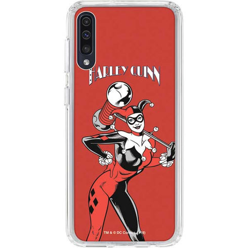 DC Comics Harley Quinn Classic Art Pose Galaxy A50 Clear Case
