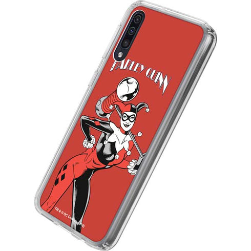 DC Comics Harley Quinn Classic Art Pose Galaxy A50 Clear Case