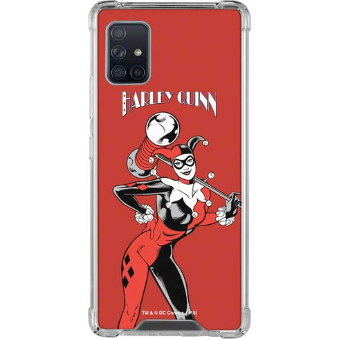 DC Comics Harley Quinn Classic Art Pose Galaxy A51 5G Clear Case