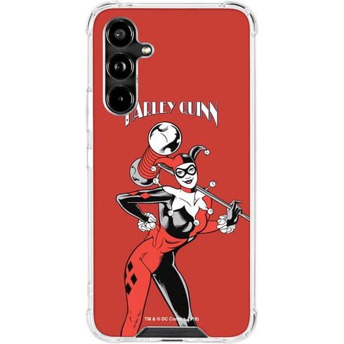 DC Comics Harley Quinn Classic Art Pose Galaxy A54 5G Clear Case