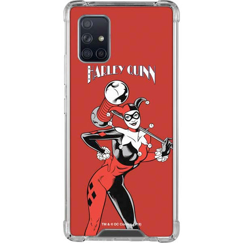 DC Comics Harley Quinn Classic Art Pose Galaxy A71 5G Clear Case