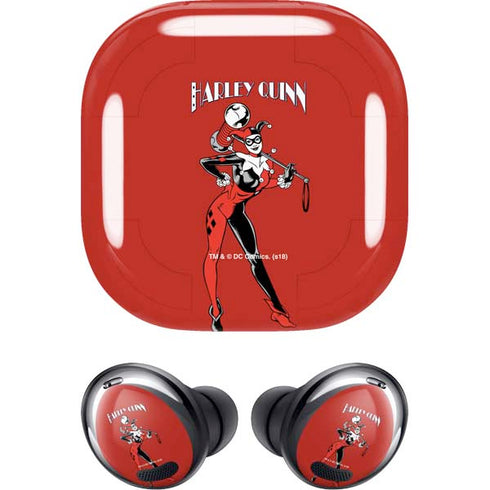 DC Comics Harley Quinn Classic Art Pose Galaxy Buds Pro Skin