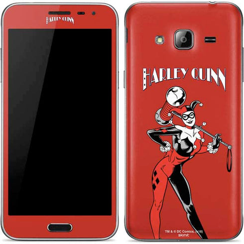DC Comics Harley Quinn Classic Art Pose Galaxy J3 Skin