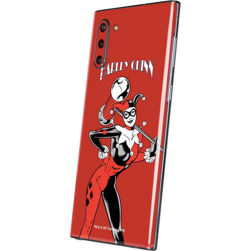 DC Comics Harley Quinn Classic Art Pose Galaxy Note 10 Skin