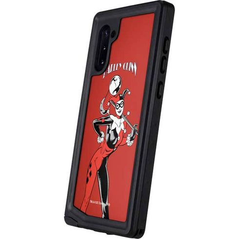 DC Comics Harley Quinn Classic Art Pose Galaxy Note 10 Waterproof Case