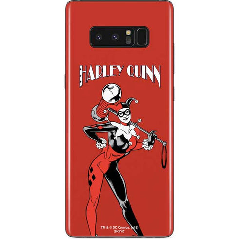 DC Comics Harley Quinn Classic Art Pose Galaxy Note 8 Skin