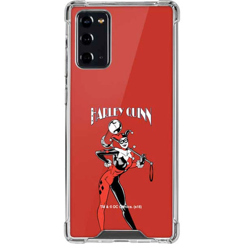 DC Comics Harley Quinn Classic Art Pose Galaxy Note20 5G Clear Case