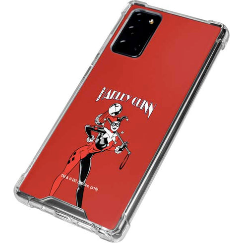 DC Comics Harley Quinn Classic Art Pose Galaxy Note20 5G Clear Case