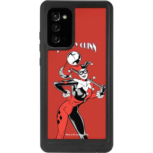 DC Comics Harley Quinn Classic Art Pose Galaxy Note20 5G Waterproof Case
