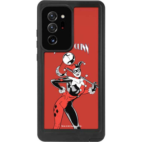 DC Comics Harley Quinn Classic Art Pose Galaxy Note20 Ultra 5G Waterproof Case
