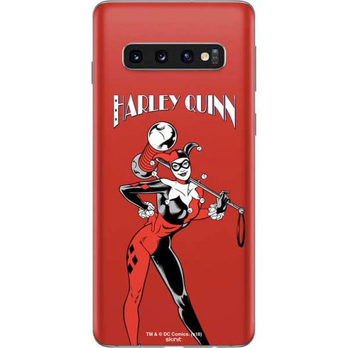 DC Comics Harley Quinn Classic Art Pose Galaxy S10 Skin