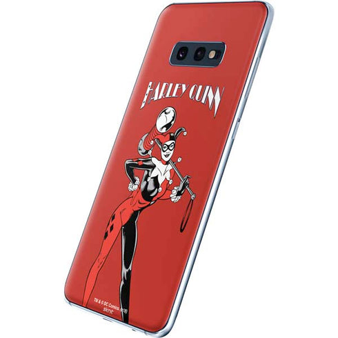 DC Comics Harley Quinn Classic Art Pose Galaxy S10e Skin