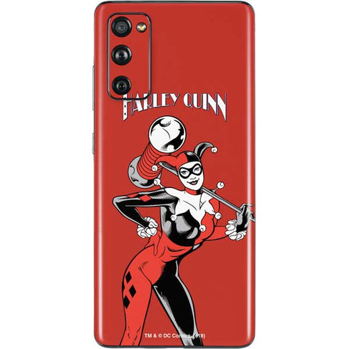 DC Comics Harley Quinn Classic Art Pose Galaxy S20 Fan Edition Skin