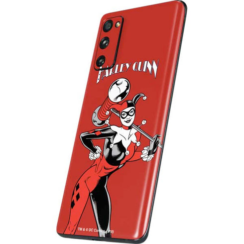 DC Comics Harley Quinn Classic Art Pose Galaxy S20 Fan Edition Skin