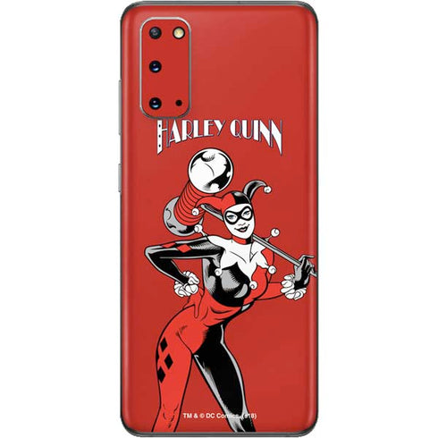 DC Comics Harley Quinn Classic Art Pose Galaxy S20 Skin