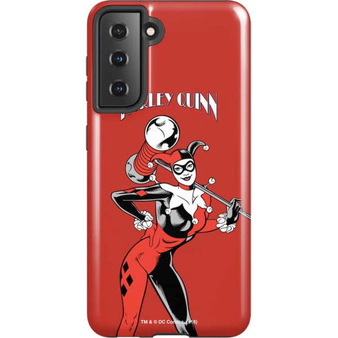 DC Comics Harley Quinn Classic Art Pose Galaxy S21 5G Pro Case