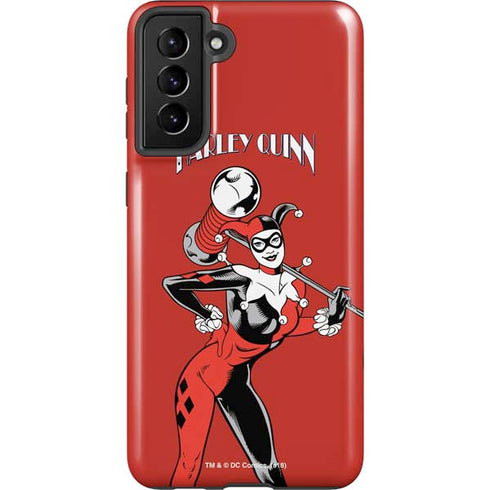 DC Comics Harley Quinn Classic Art Pose Galaxy S21 FE Pro Case
