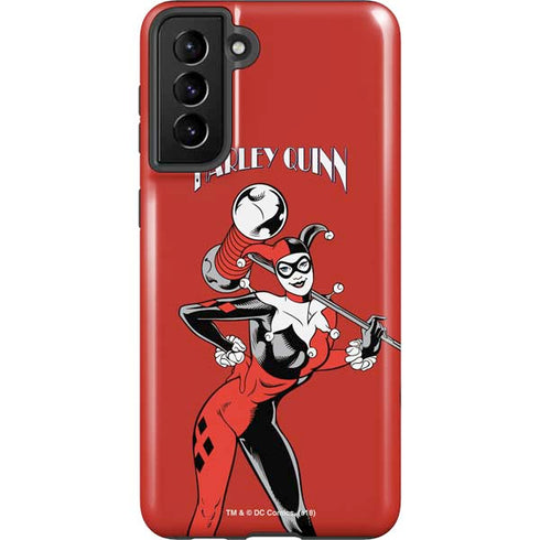 DC Comics Harley Quinn Classic Art Pose Galaxy S21 Plus 5G Pro Case
