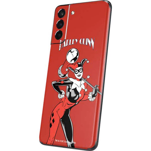DC Comics Harley Quinn Classic Art Pose Galaxy S21 Plus 5G Skin