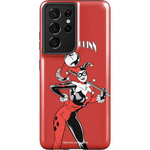DC Comics Harley Quinn Classic Art Pose Galaxy S21 Ultra 5G Pro Case